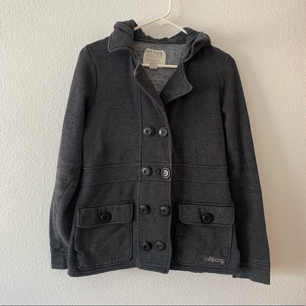 Billabong peacoat jacket with hood
